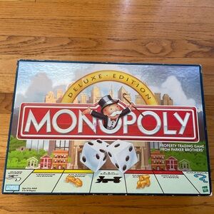 Hasbro Monopoly Deluxe Edition - Blue and Gold